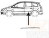 VAN WEZEL 1863425 Trim/Protective Strip, door